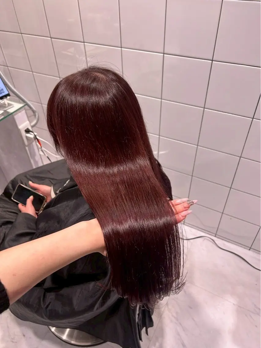 ロング カラー mai /暖色カラー♥️のヘアスタイル