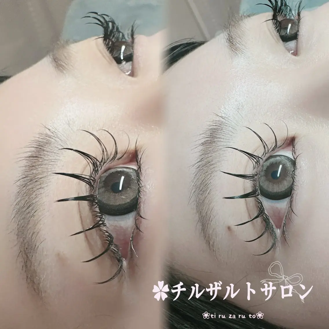 マツエク・マツパ フラットラッシュ まつげパーマ チルザルト リナのマツエク・マツパデザイン