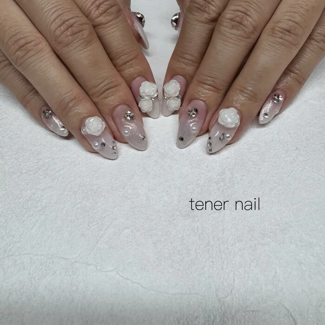 ネイル ブライダルネイル ハンドネイル テネルネイル tener nailのネイルデザイン