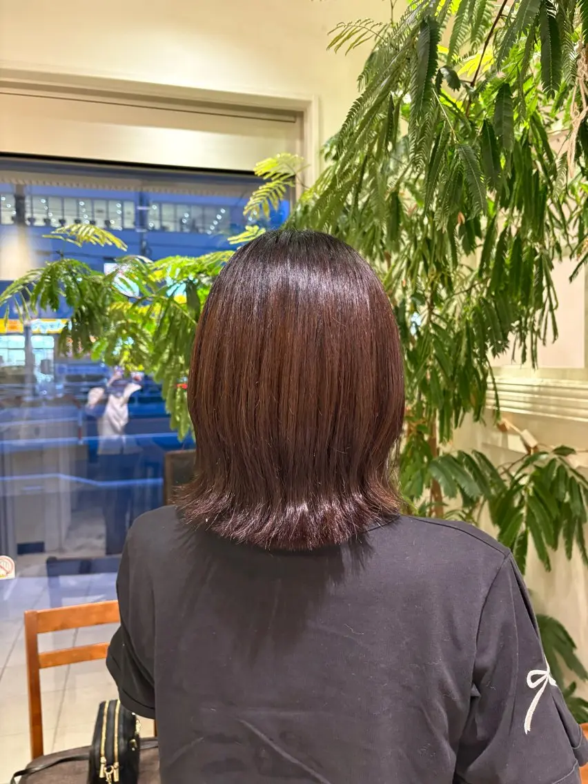 ミディアム えんどう ゆめはのヘアスタイル