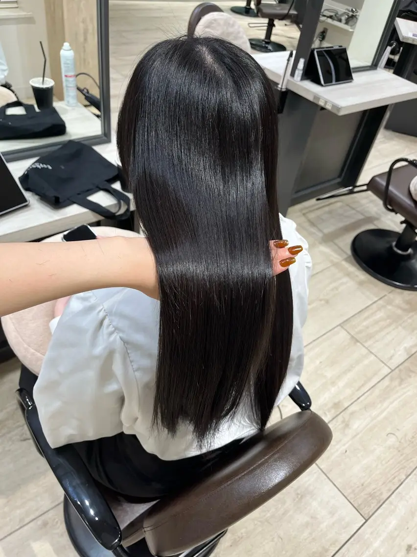 【ケアストレート】酸熱トリートメントの写真