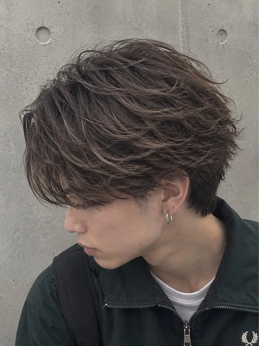 パーマ メンズ カット パーマ 🏁 メンズ特化 /Hinata🌼のヘアスタイル