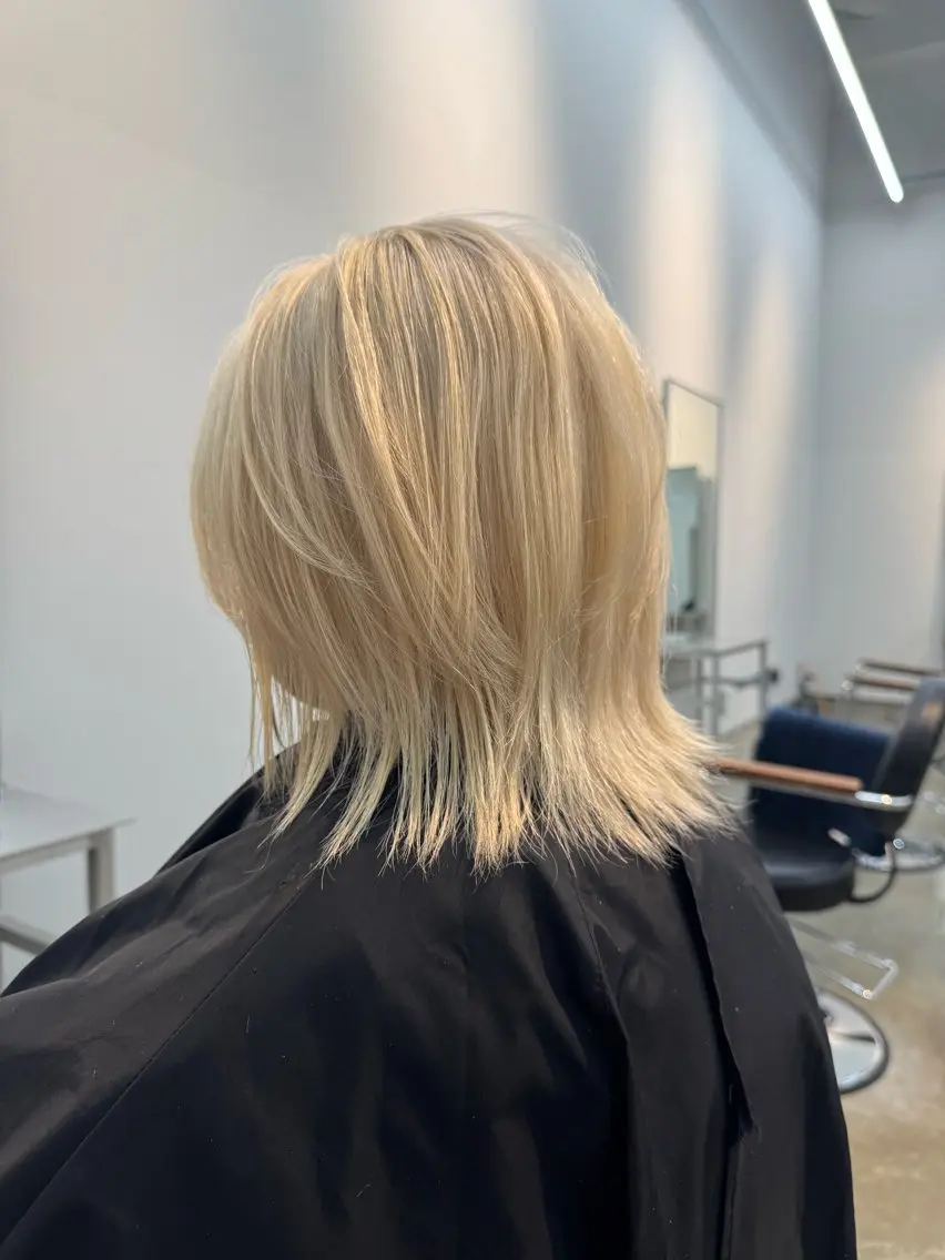 ミディアム ヘアカラー HAFU itsukiのヘアスタイル