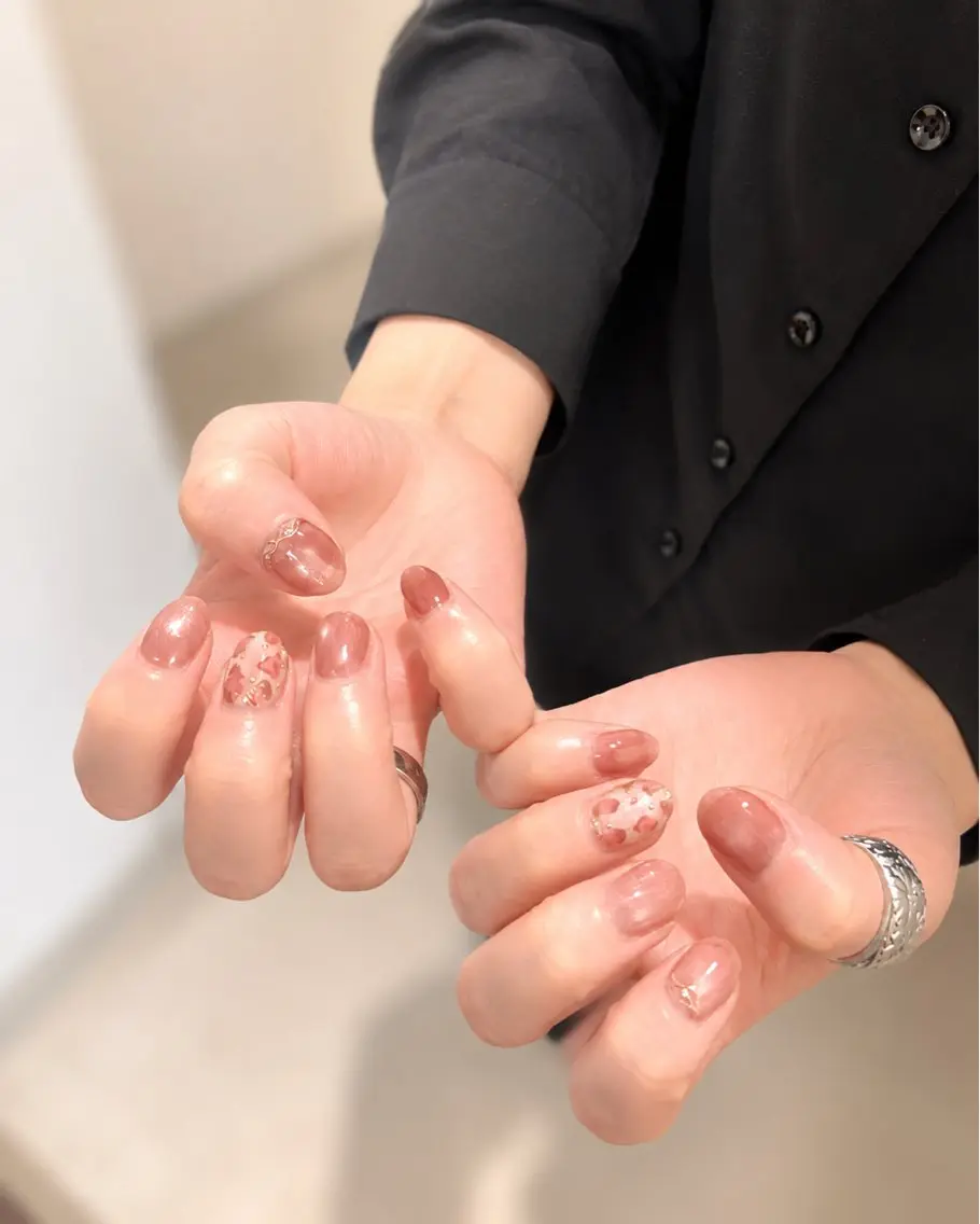 【💛モデル練習💛】持ち込み4本アート🐝の写真