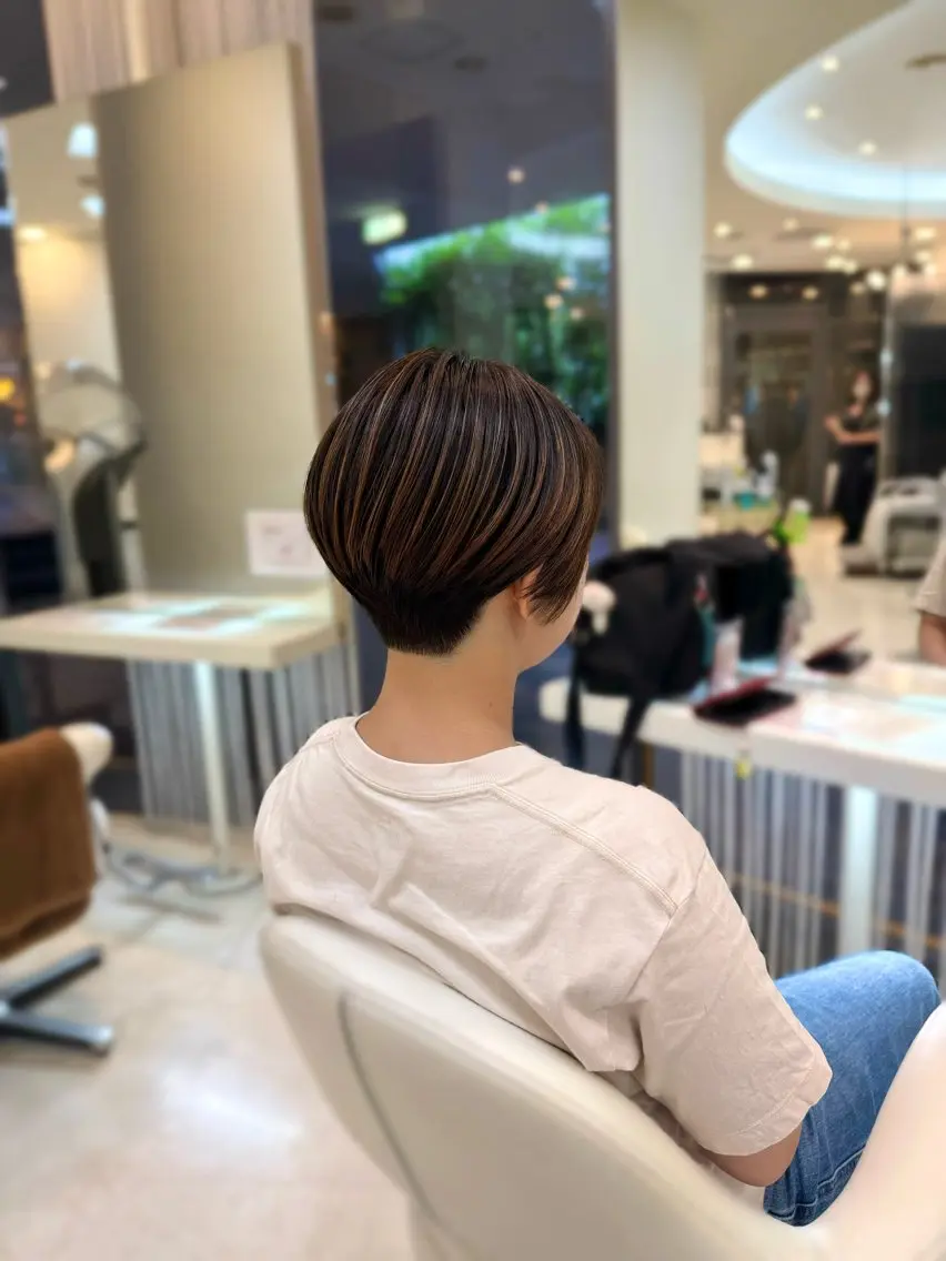 ショート ハンサムショート ショートヘア 🤍miyazaki rena🤍のヘアスタイル