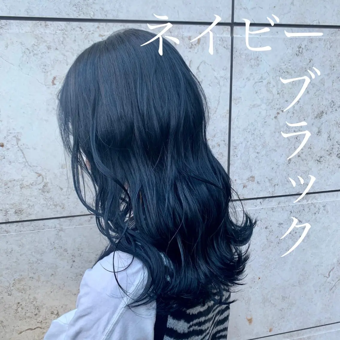 ロング カラー 黒髪 ネイビーカラー ☀️海外レイヤー 🇺🇸/ヒナコのヘアスタイル