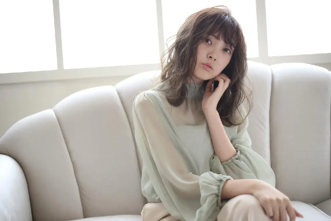セミロング hair make powder 薮本のヘアスタイル