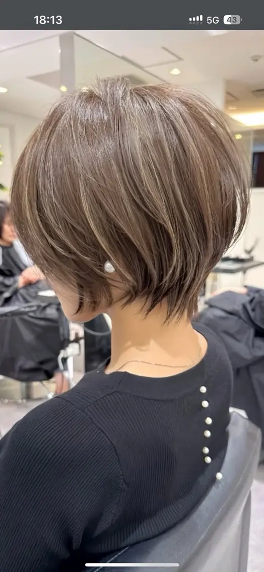 ショート ショート/ 山見陽のヘアスタイル