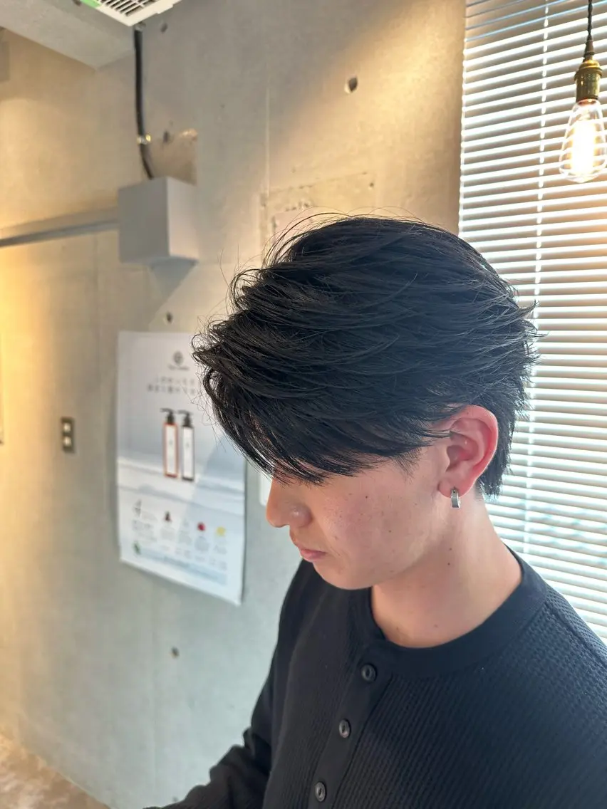 メンズ カット 💎メンズカット /フェザー/細野💎のヘアスタイル