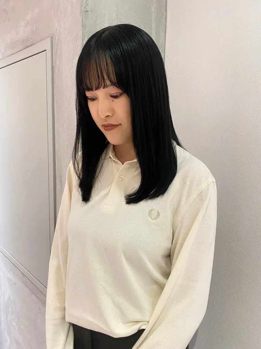 ロング いとう ほのかのヘアスタイル