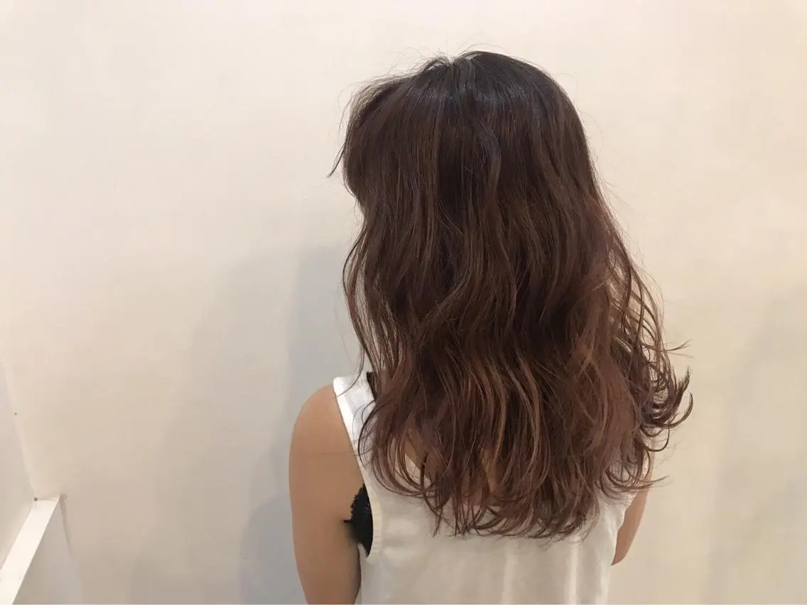 セミロング カット ヘアカラー トリートメント ✨✨髪質改善美容師 りゅーじ🦔🦔のヘアスタイル