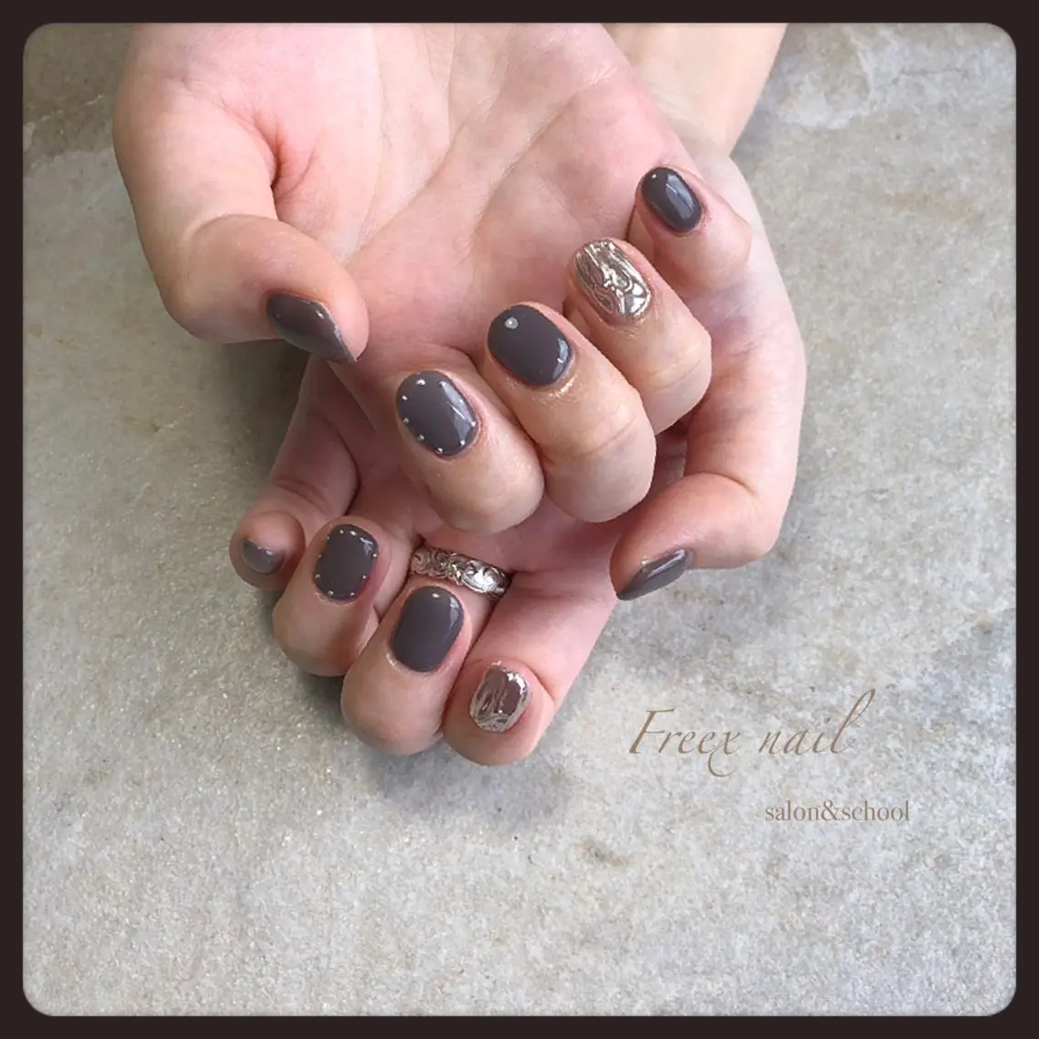ネイル ミラーネイル freex nail /ニュアンス/個性派のネイルデザイン