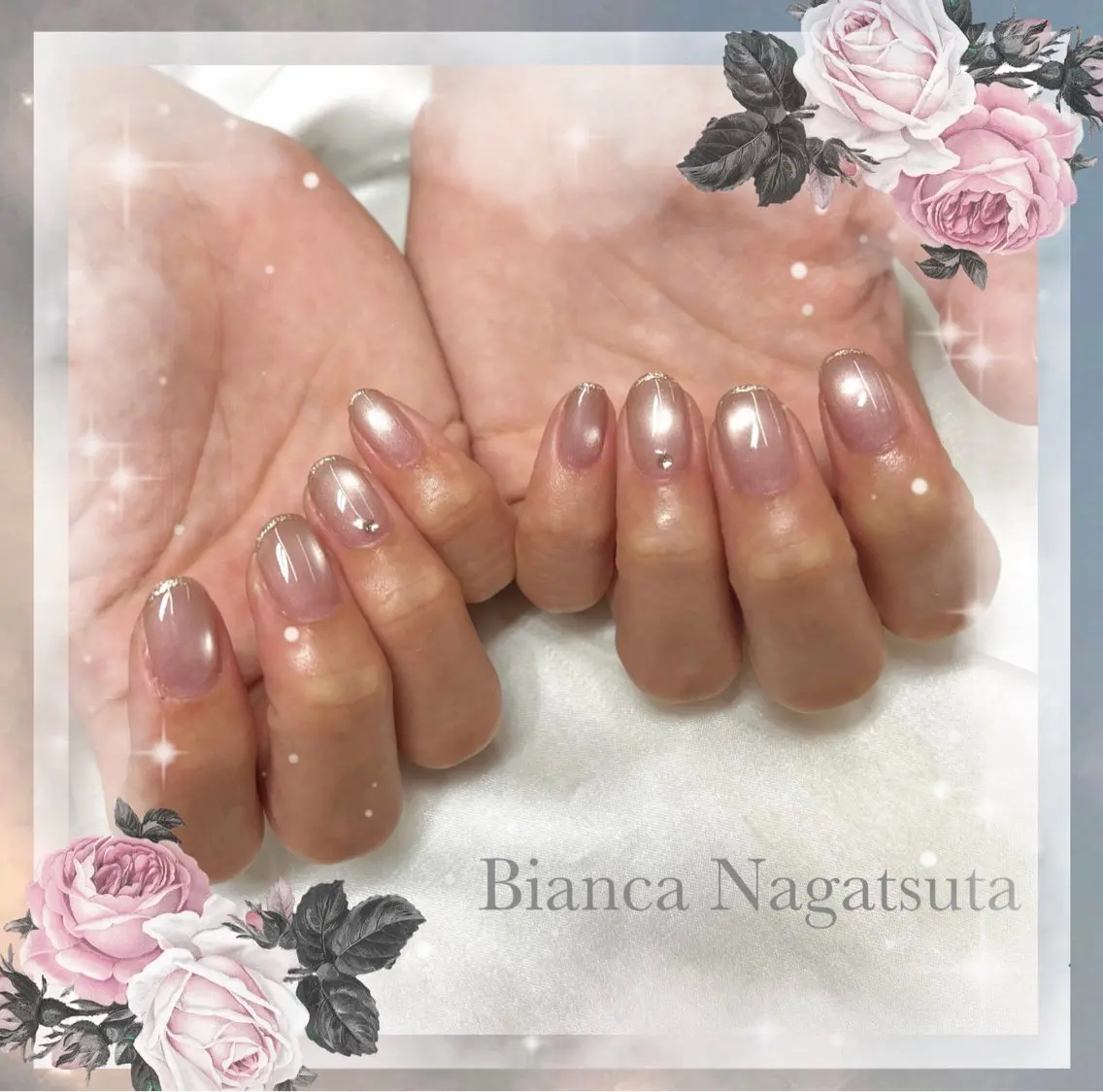 ネイル ハンドネイル Bianca 長津田　松原･*°☆のネイルデザイン