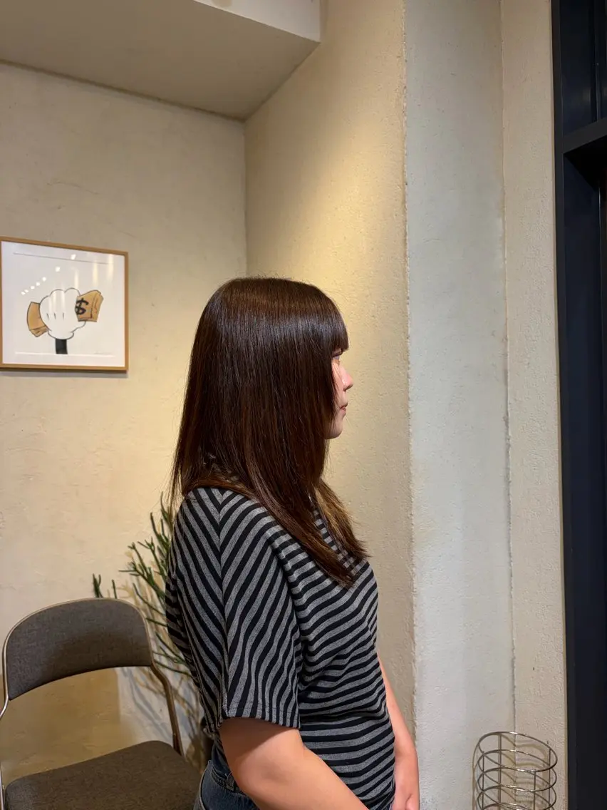 ロング 池田 味優のヘアスタイル