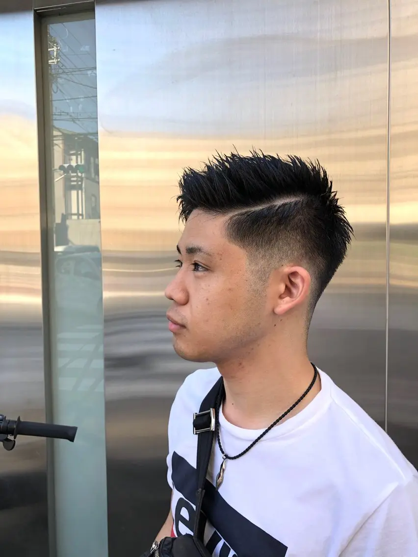 ショート メンズ CHIRU hair salonのヘアスタイル