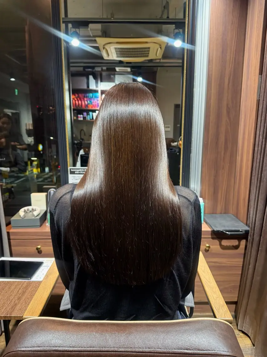 ロング カラー ヘアカラー 多田 明希のヘアスタイル