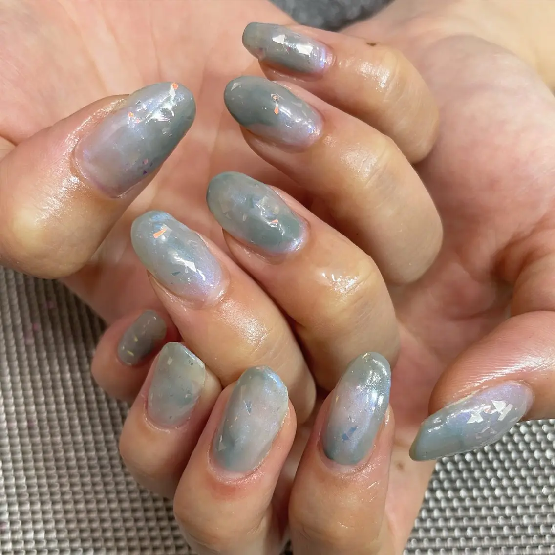 オフあり🍒ニュアンスハンドネイル💅の写真