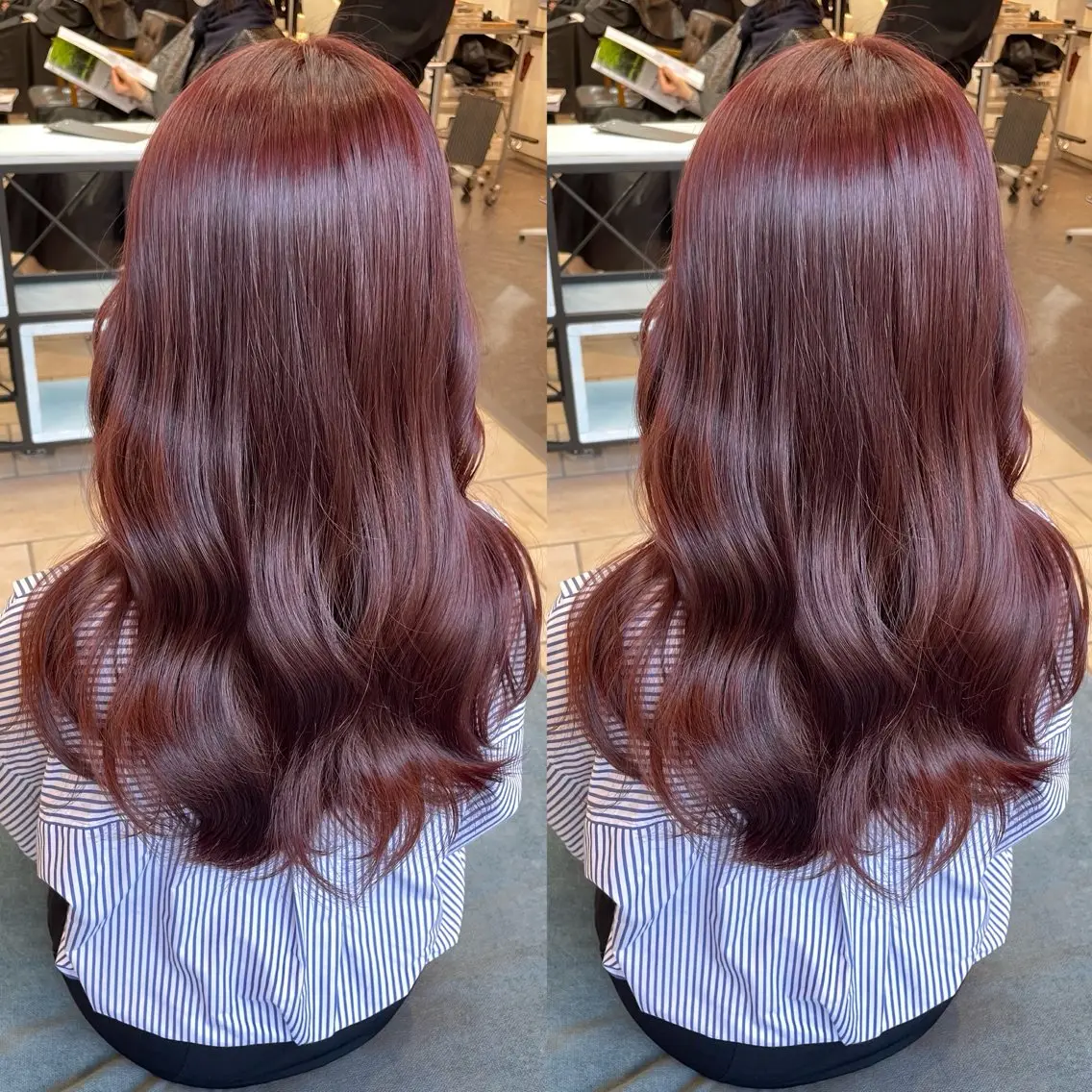 ロング カラー ヘアカラー トリートメント ブリーチなしカラー kana🐱のヘアスタイル