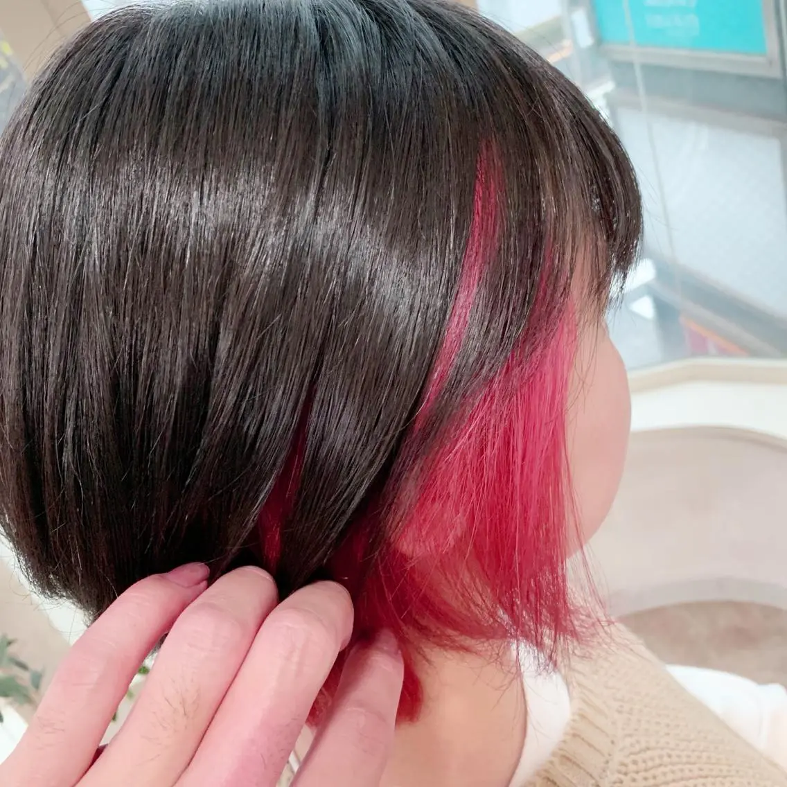 カラー インナーカラー ピンクカラー ヘアカラー レイヤー/髪質改善✨ sumi(スミ)のヘアスタイル