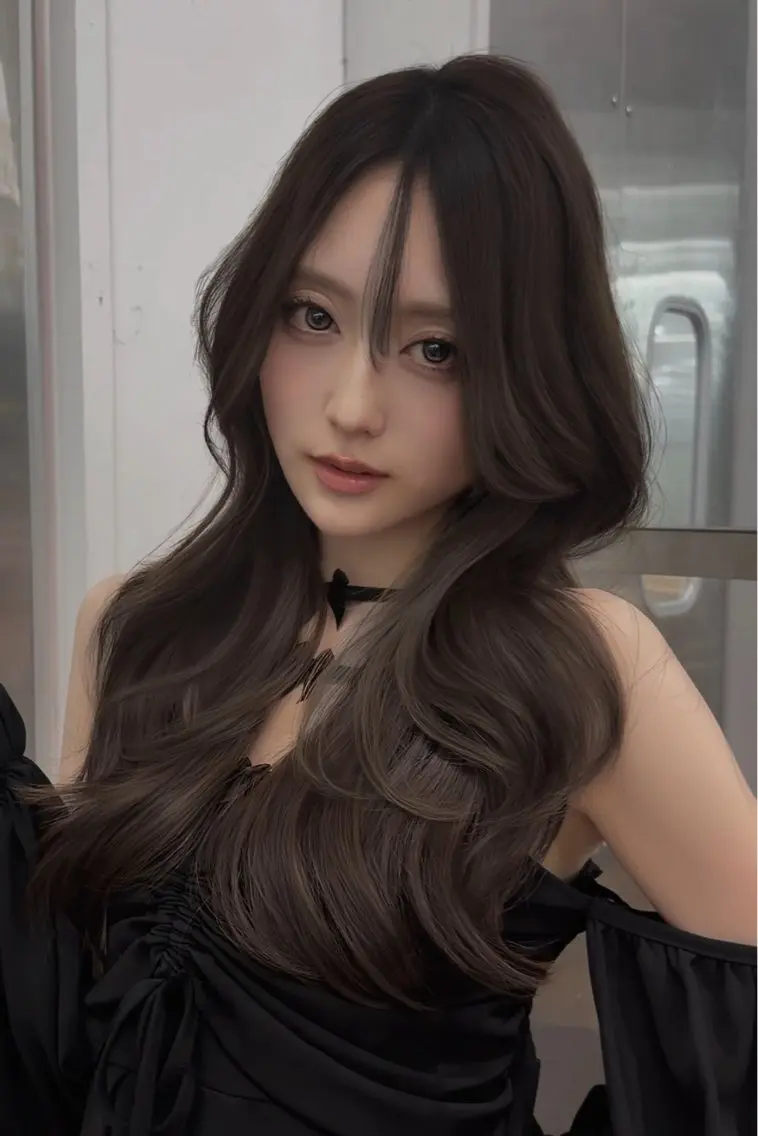 ロング カラー 顔周りカット特化/ リピNo.1/はるとのヘアスタイル