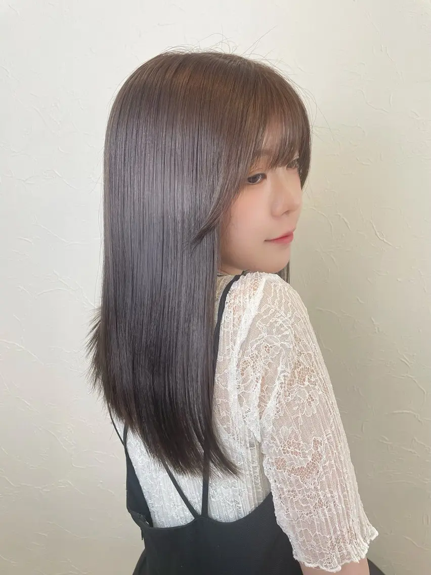 【⭐️当日予約限定⭐️】美髪縮毛矯正ストレート＋デザインカットの写真