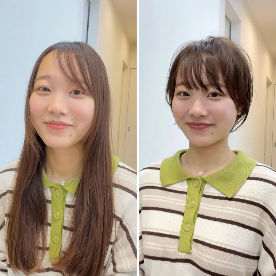 ショート 丸みショート イエローカラー 韓国風ヘア ショートヘア カット ヘアカラー ショート・ボブ特化 mahoのその他イメージ
