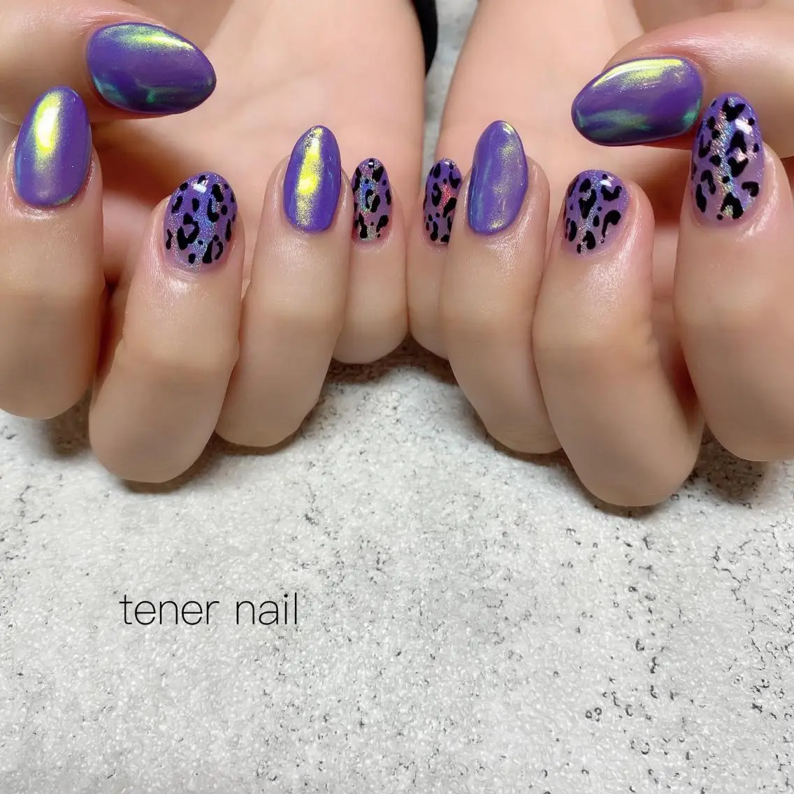 ネイル アニマル柄 テネルネイル tener nailのネイルデザイン