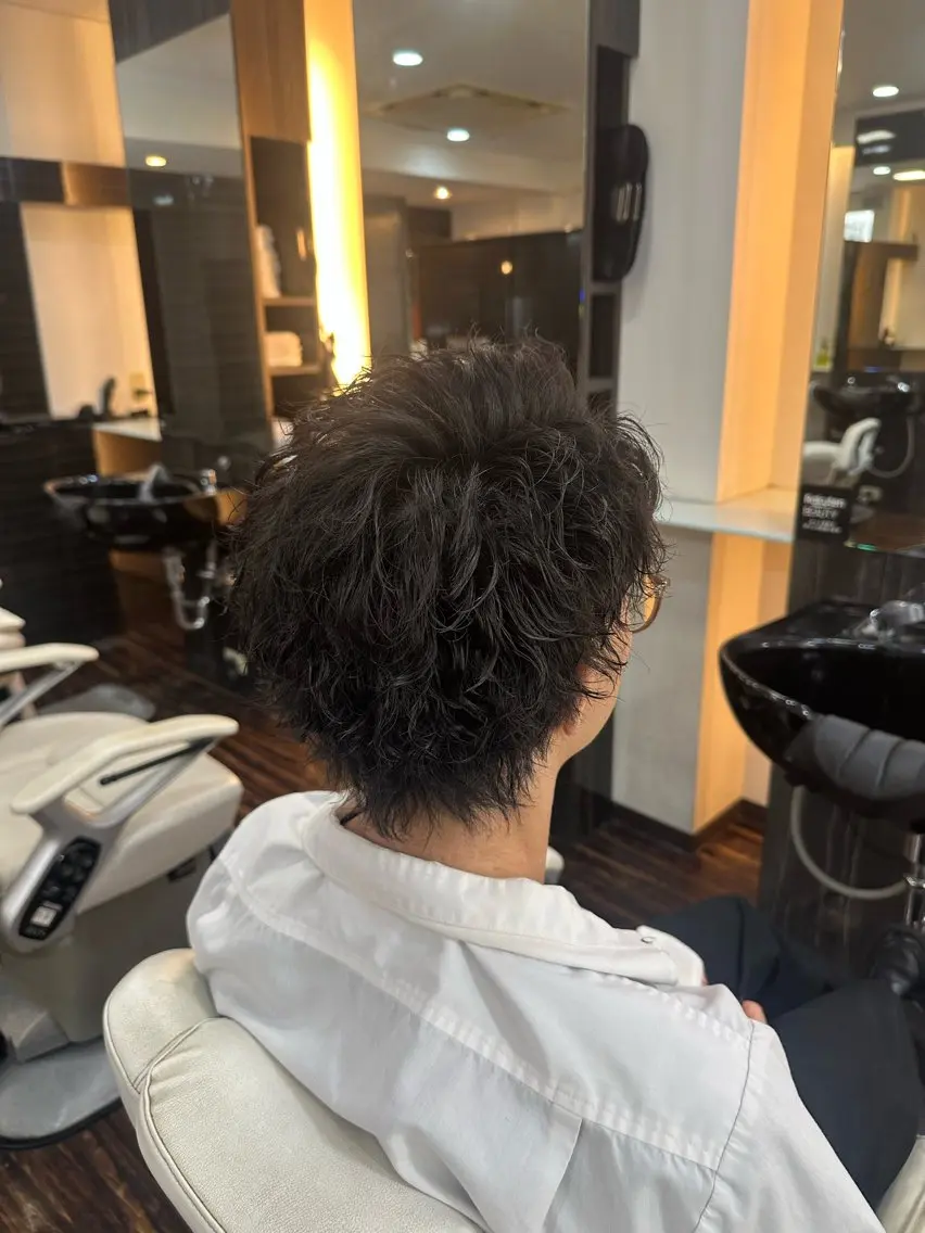 🌀✂️メンズピンパーマ(カット込み)の写真