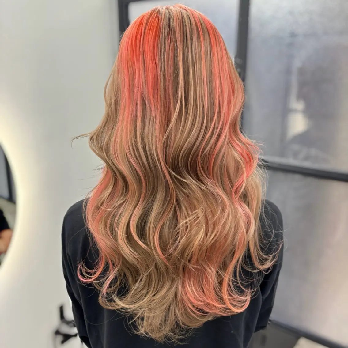 ロング カラー ヘアカラー Ren. 🦋デザインカラーのヘアスタイル