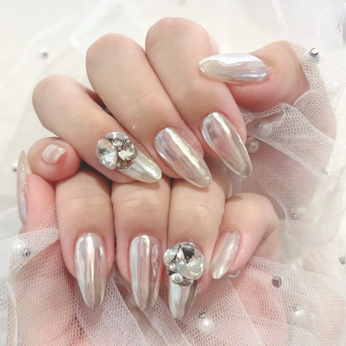 ♡ミラーネイルメニュー♡の写真