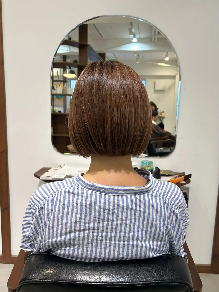 ショート カラー ハイライトカラー ハイライト ROUIS/ mioのヘアスタイル