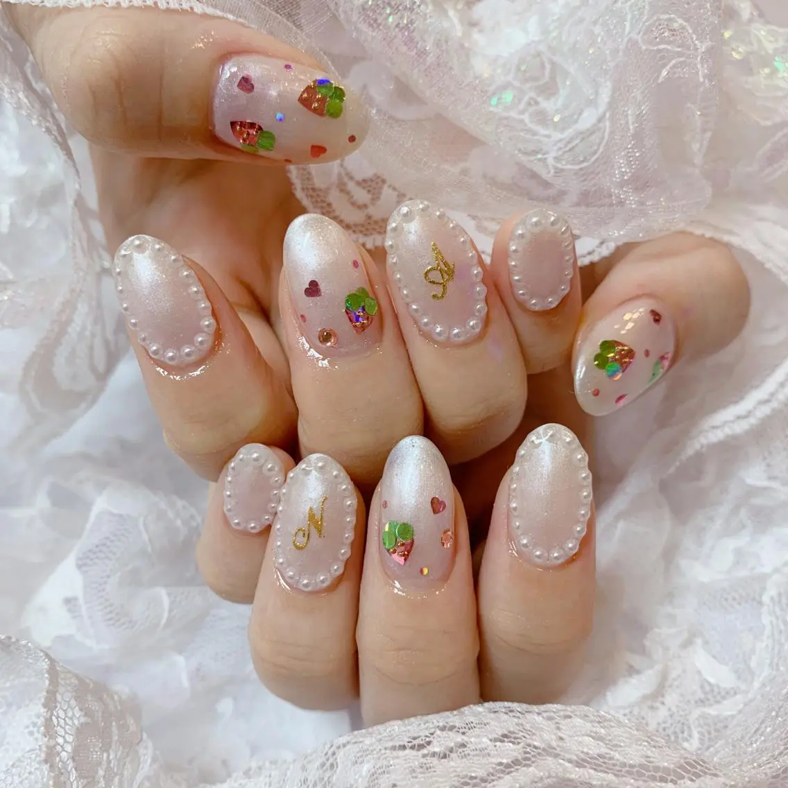 ネイル ハンドネイル La neige* yuki 🐩🌙のネイルデザイン