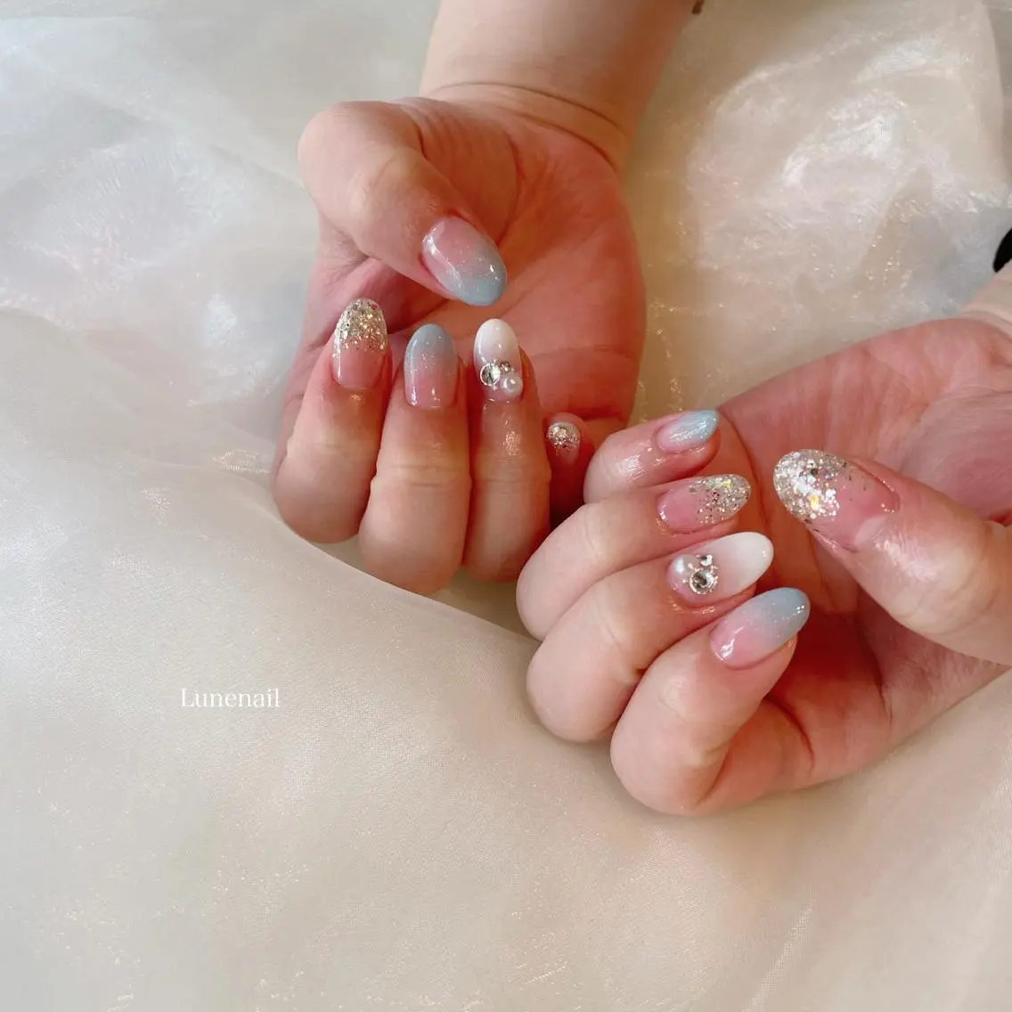 ネイル ストーンネイル Lune nailのネイルデザイン