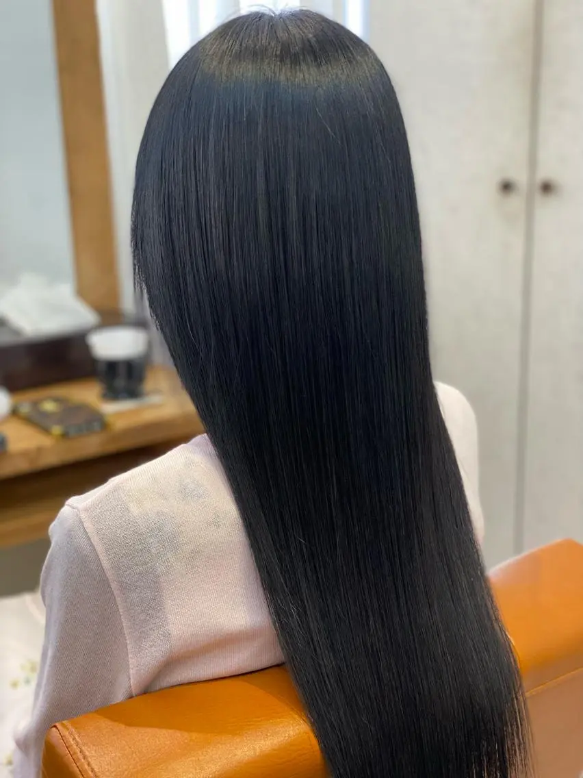 特別割引クーポン⭐︎カット+カラー+縮毛矯正+髪質改善ヘアエステ⭐︎(カット+カラー+縮毛矯正+トリートメント)の写真