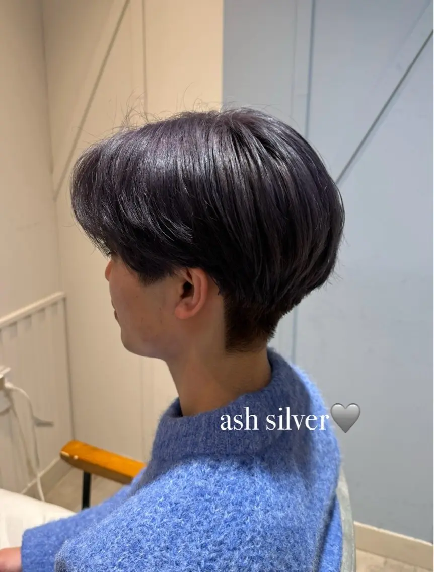 ショート カラー メンズ メンズパーマ募集中 /minoriのヘアスタイル