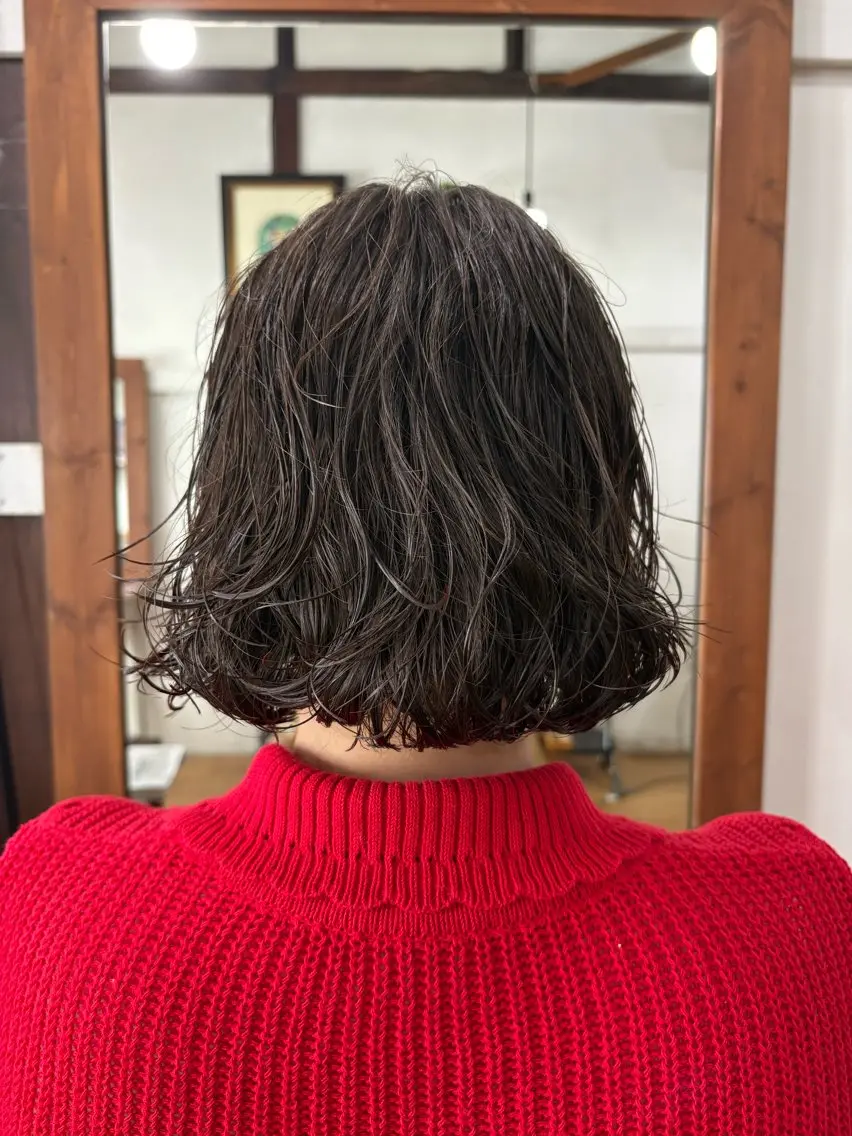 ショート パーマ ボブ カット パーマ 【pejite】 小沼 勇貴のヘアスタイル