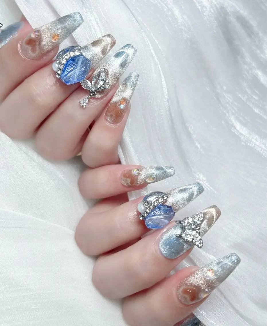 ネイル ハンドネイル M🌷nail 長さだし専門店のネイルデザイン