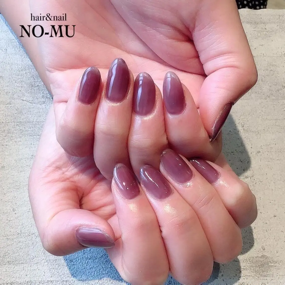 ネイル パープル hair&nail NO-MUのネイルデザイン