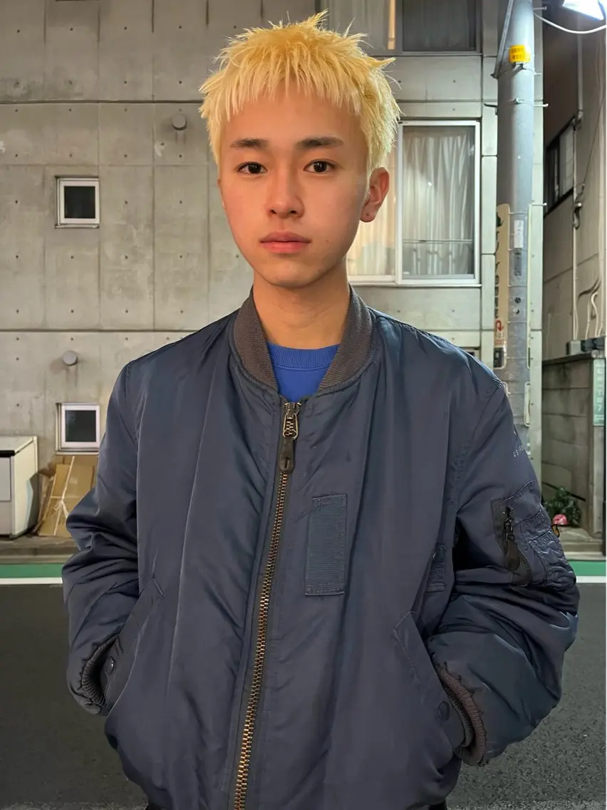 カラー メンズ bob リョウタのヘアスタイル