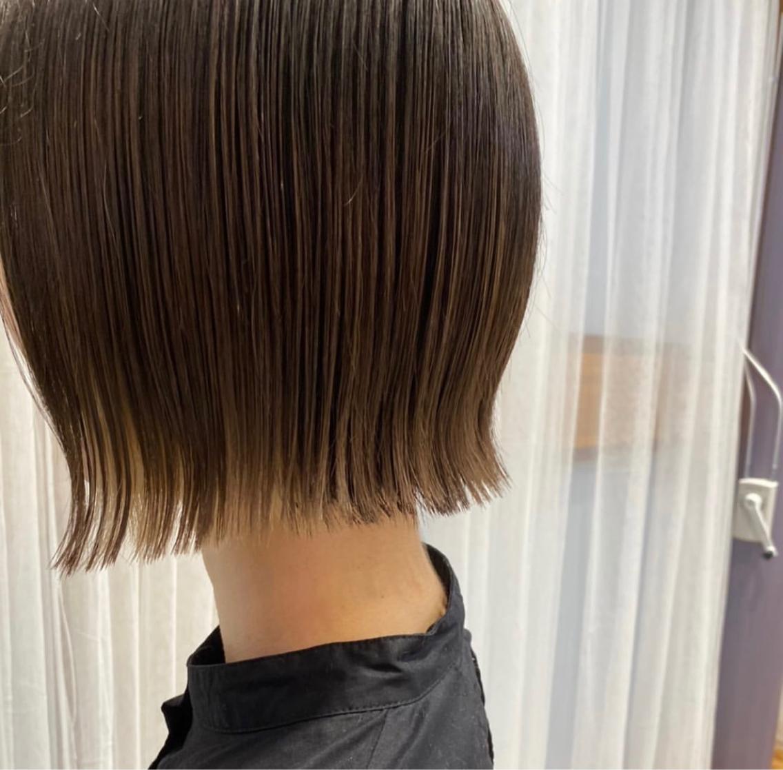 🦞カット+カラー+トリートメントの写真