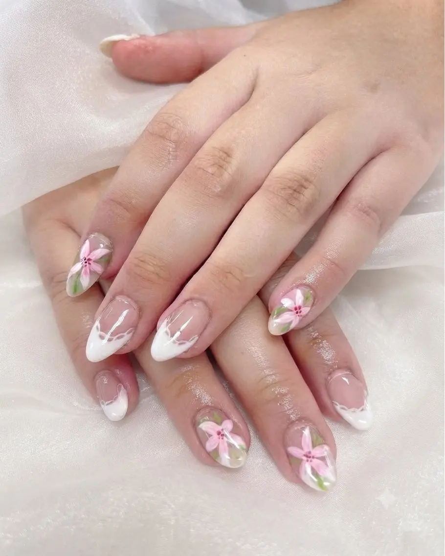 ネイル アートネイル フラワーネイル フレンチネイル ジェルネイル レース Michan Nailのその他イメージ