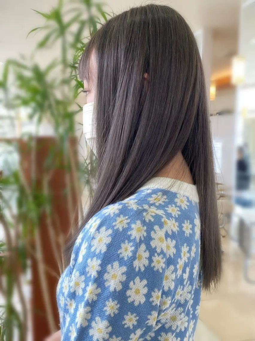 カラー ヘアカラー トリートメント 💖改善カラー 板倉百花💖のヘアスタイル