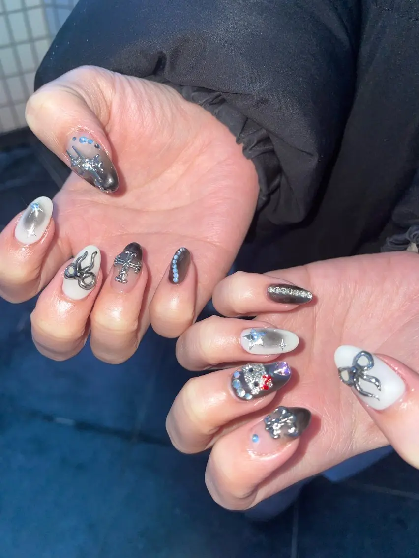 ネイル ハンドネイル Nail ヌシん家 AKANEのネイルデザイン