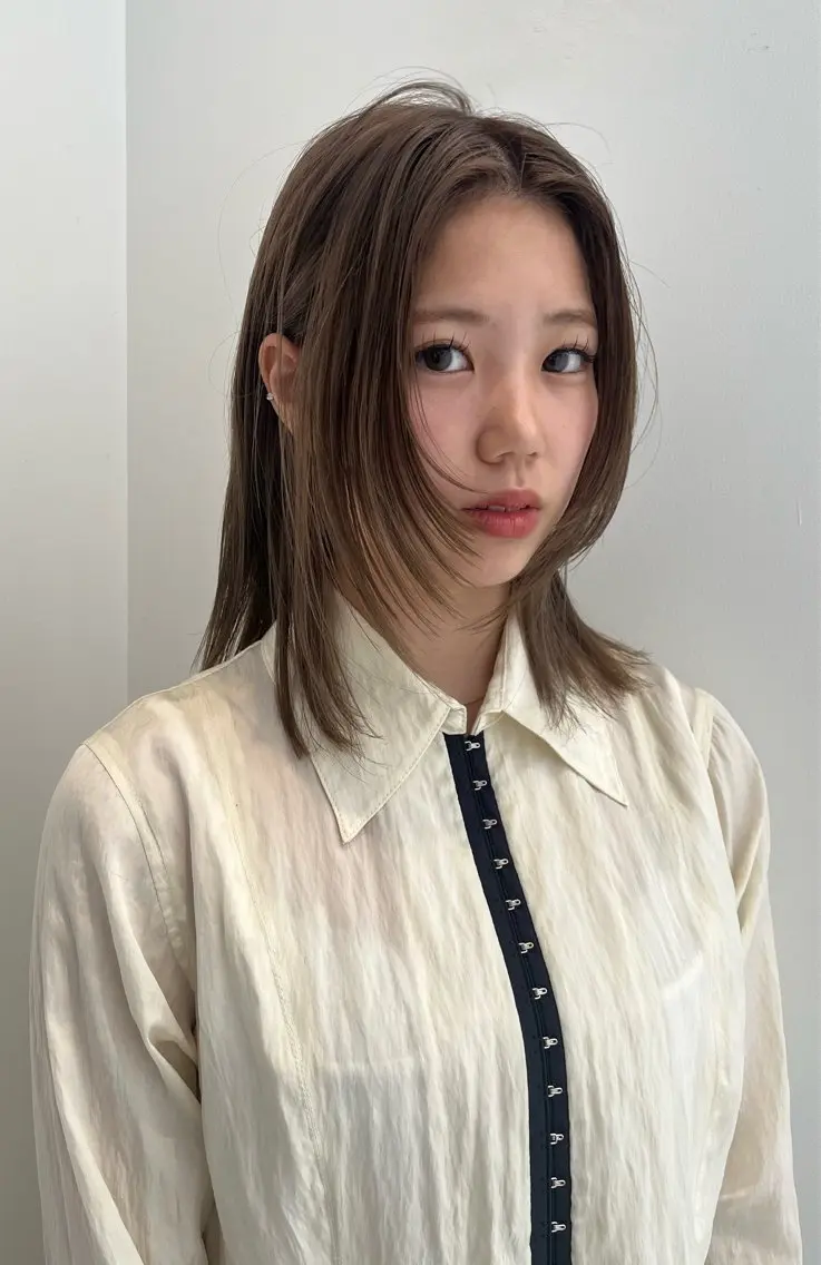ミディアム 片山 椋馬のヘアスタイル