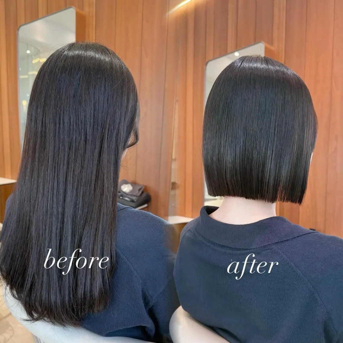 ミディアム カラー パーマ ボブ 髪質改善 似合わせカット 縮毛矯正 ストレートパーマ カット ヘアカラー 縮毛矯正 トリートメント 渋谷ボブ特化 /田中航平のヘアスタイル