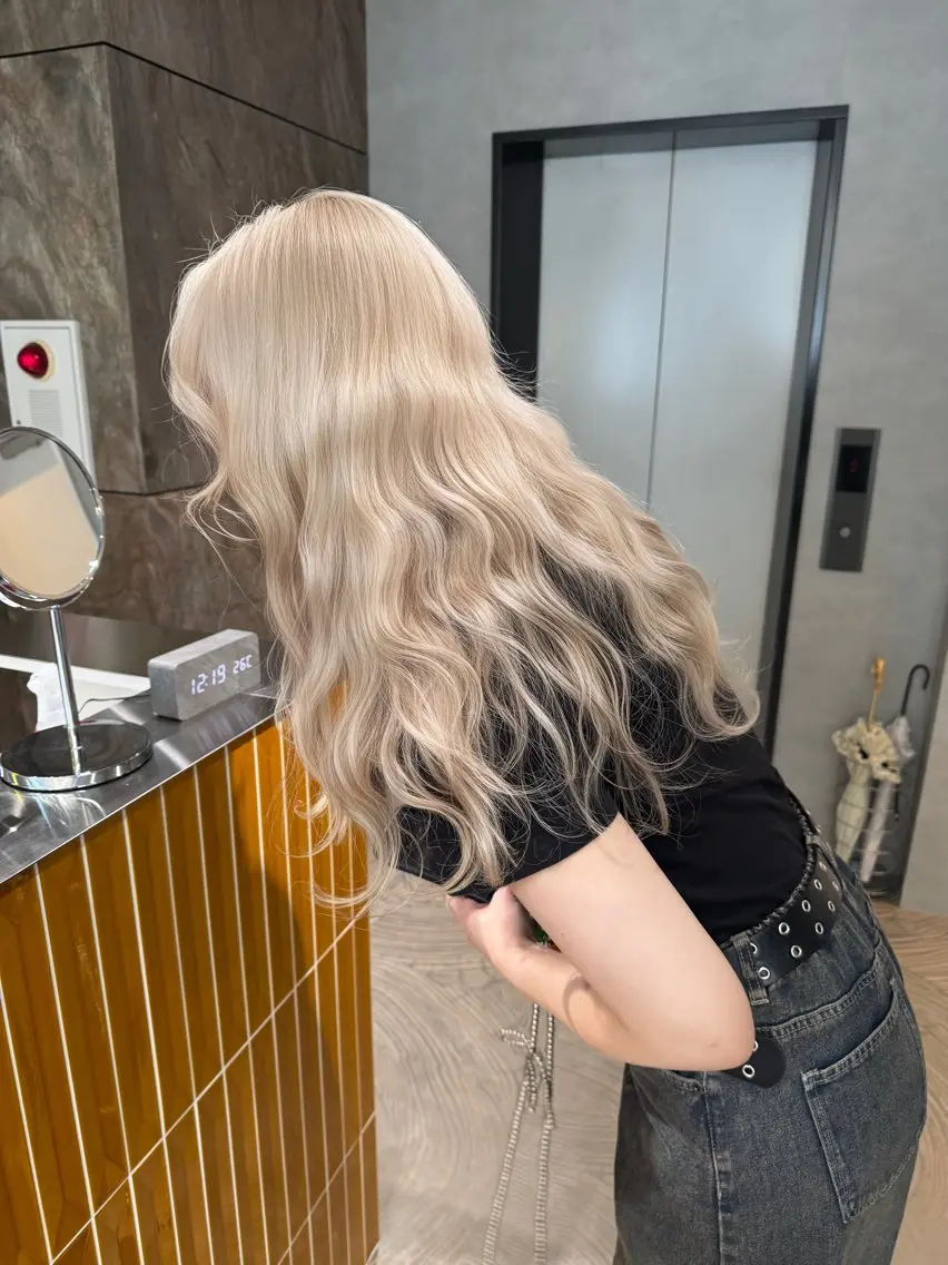 ロング カラー ヘアカラー トリートメント 🧡色落ちまで2度 楽しめる🧡ヨシキのヘアスタイル
