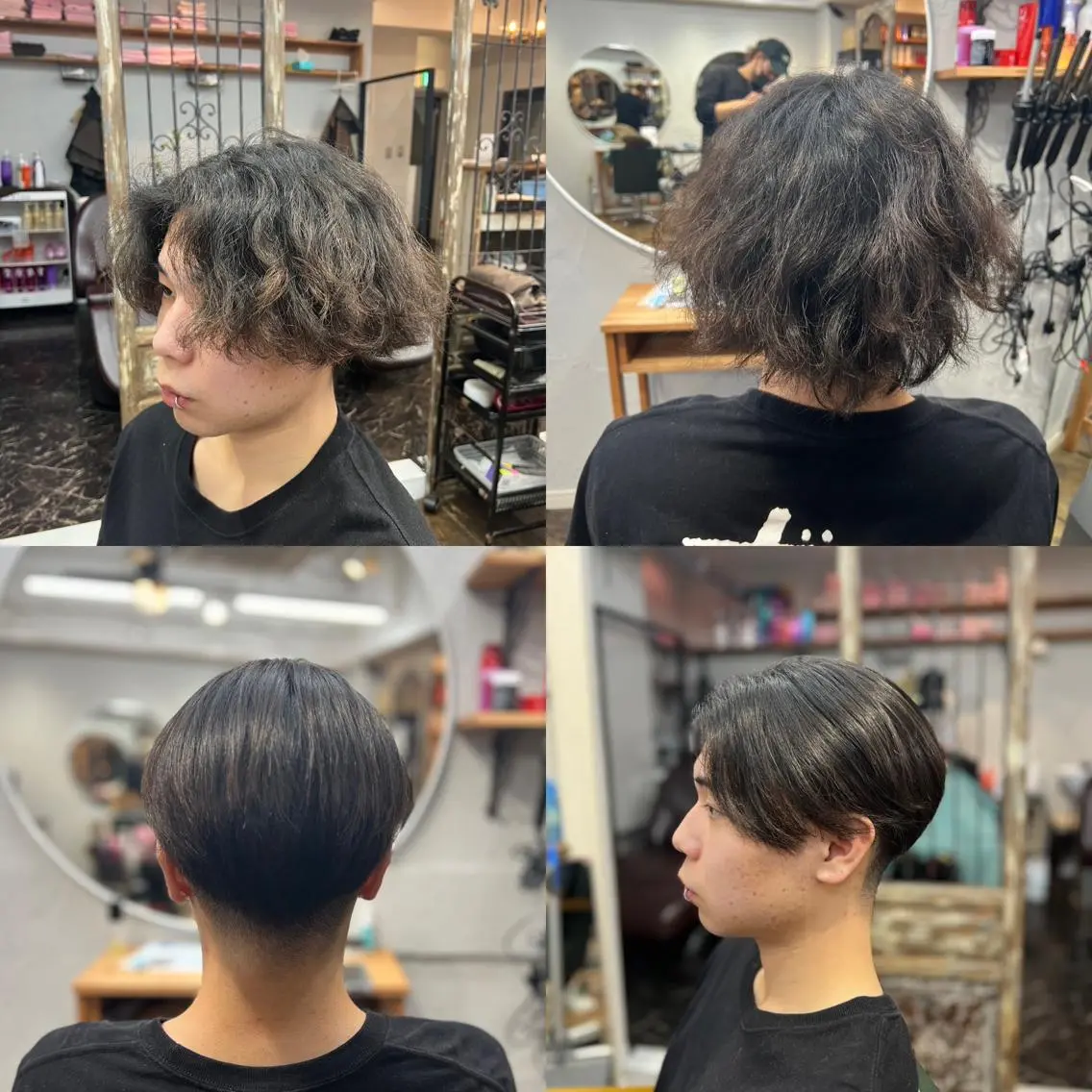 ショート メンズ 髪質改善/縮毛矯正/ 超高濃度水素ケアのヘアスタイル