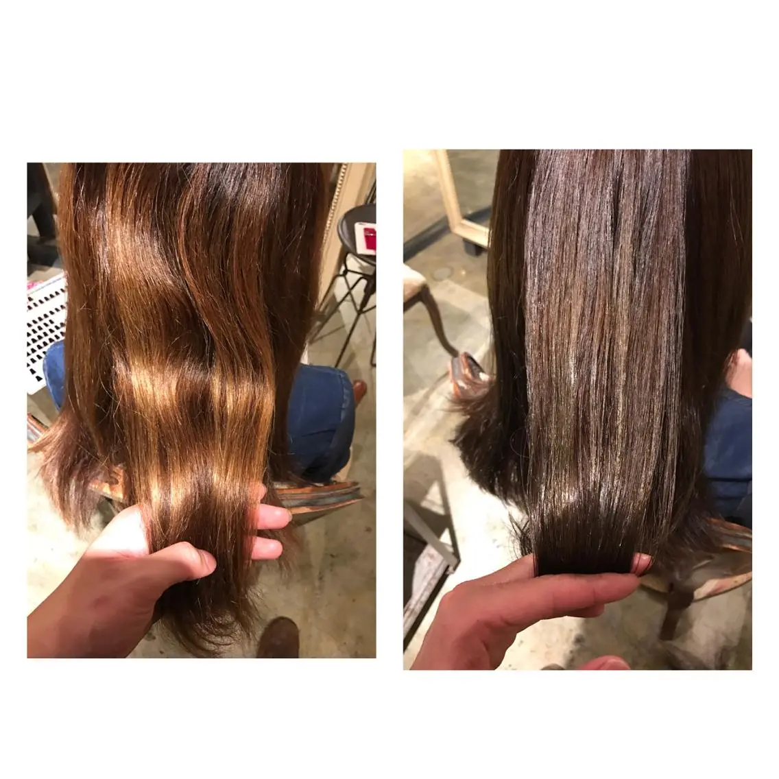 ロング 酸性ストレート こう ちゃんのヘアスタイル