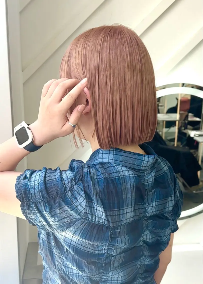 ✨️🌻ブリーチオンカラークーポン🌻✨️全頭ブリーチ➕オンカラー➕高保湿髪質改善トリートメント🪄︎︎(カットなし)の写真