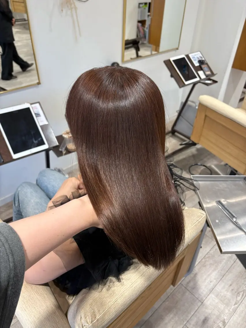 🧚🏻✨茨木 透明感ワンカラー+ヘッドスパ20分の写真